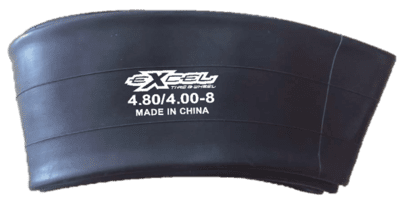 A close up of the tire label on an automobile.