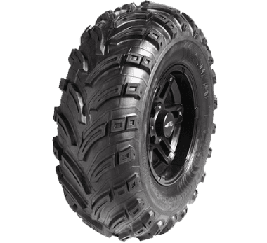 A tire with a wheel on it.